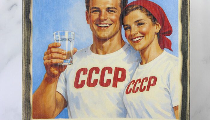 Коллекция смешных табличек-демотиваторов на состаренной доске: «Я устал», «Тишина, здесь работает гений», «Отдел безумных идей», «Здесь не заседание», «Расписание недели», «Кофе – моя система запуска», «Злюкен собакен», «Пионер и самогон»