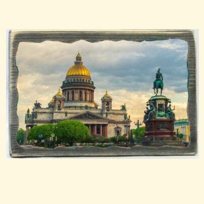 Сувениры из Санкт-Петербурга — подарки с душой на состаренной доске и холсте
